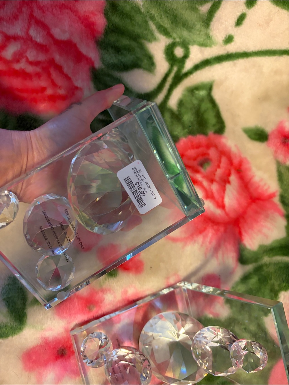 Crystal Decor Display Set, Clear & Silver - Picture 2 of 5